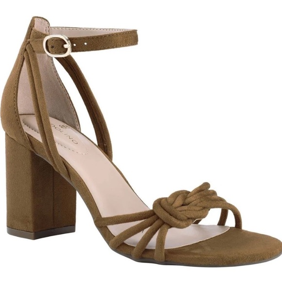 Bandolino Shoes - Bandolino Faux Suede Block-Heel Sandals